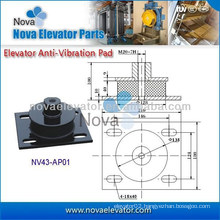 Elevator Anti-vibration Pad Rubber Pad, Lift Spare Parts
